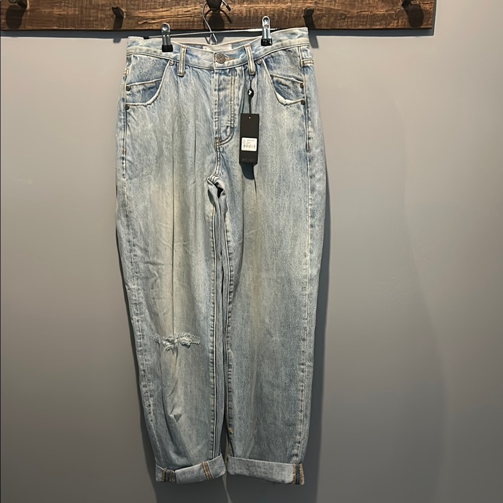 One Teaspoon Faded Blue Denim Pants